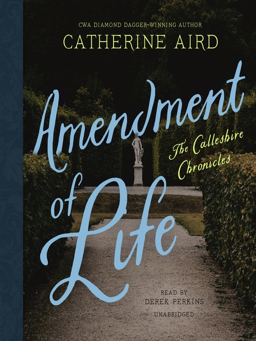 Title details for Amendment of Life by Catherine Aird - Wait list